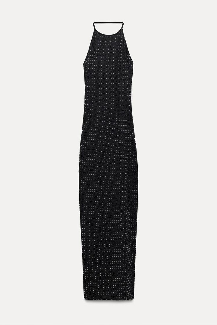 Halter™ | Rhinestone Elegance Dress
