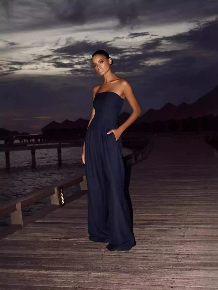 Céleste | Elegante Schulterfreie Jumpsuit